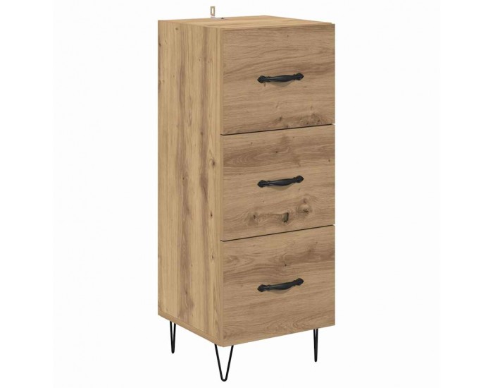 Sonata H Служебен шкаф дъб артизан 34 x 34.5 x 90 см Инженерно дърво