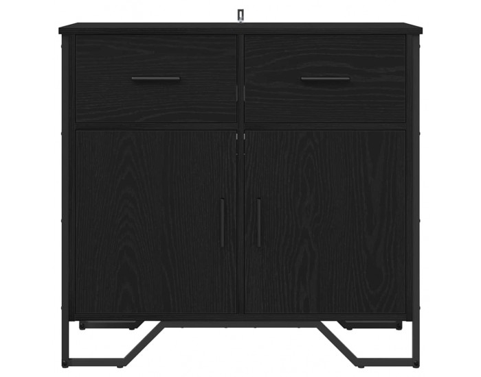 Sonata H Служебен шкаф Черен дъб 79.5 x 35.5 x 74.5 см Инженерно дърво