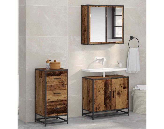 Sonata H Служебен шкаф Старо дърво 35.5 x 35 x 76 см Инженерно дърво