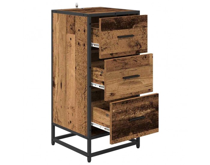 Sonata H Служебен шкаф Старо дърво 35.5 x 35 x 76 см Инженерно дърво