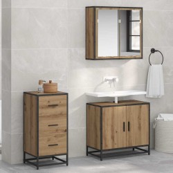 Sonata H Служебен шкаф дъб артизан 35.5 x 35 x 76 см Инженерно дърво - Шкафове, Витрини, Модулни секции