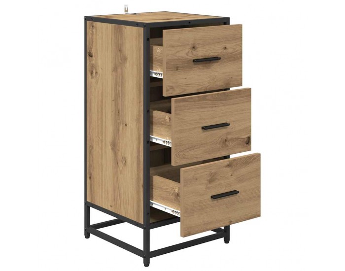 Sonata H Служебен шкаф дъб артизан 35.5 x 35 x 76 см Инженерно дърво