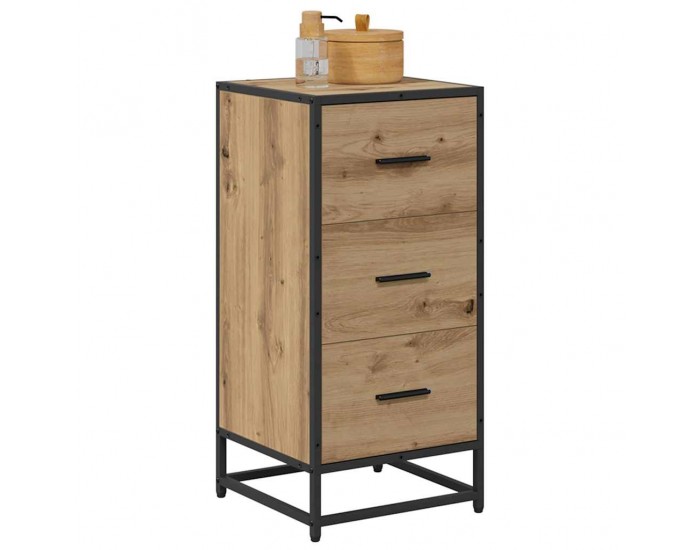 Sonata H Служебен шкаф дъб артизан 35.5 x 35 x 76 см Инженерно дърво