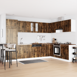 Sonata H Мивка с шкаф с врата Porto 2 pcs Кафяво 80 x 46 x 84.5 см - Шкафове за баня