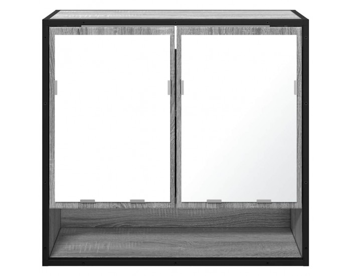 Sonata H Огледален шкаф за баня Сив Сонома Инженерна дървесина