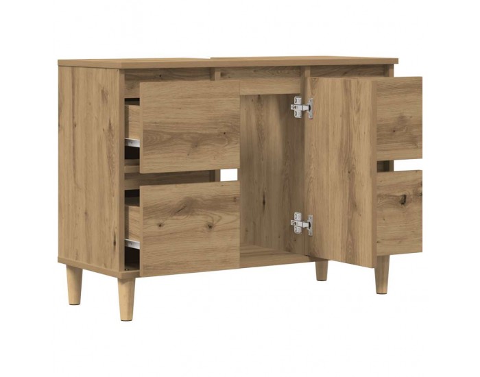 Sonata H Шкаф за мивка Artisan Oak 80x33x60 cm Инженерна дървесина