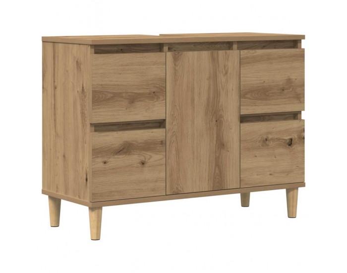 Sonata H Шкаф за мивка Artisan Oak 80x33x60 cm Инженерна дървесина