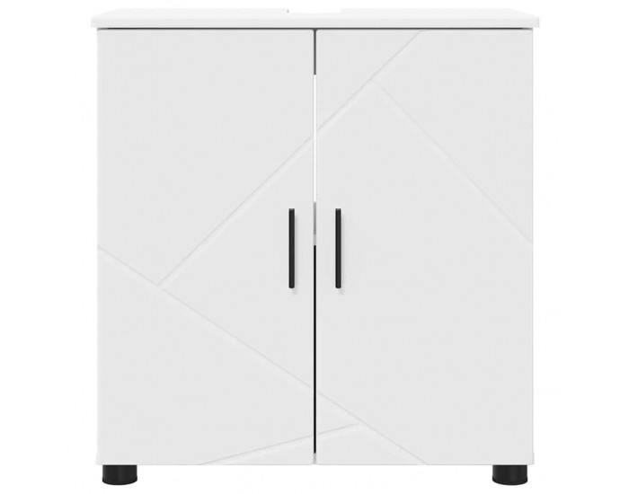 Sonata H Шкаф за баня с рафт Бяло 61 x 35 x 64 см Инженерно дърво