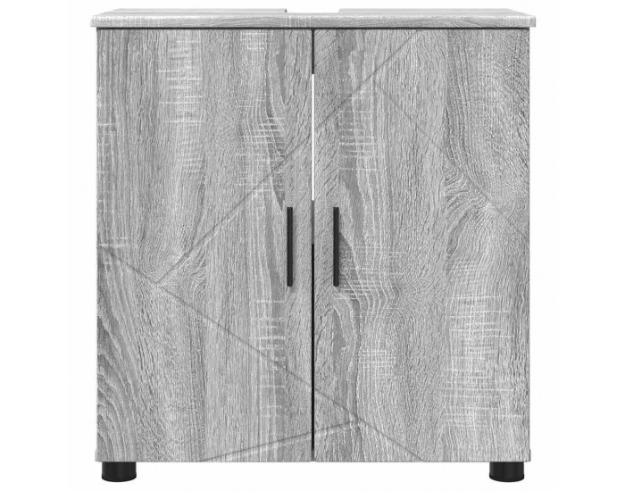Sonata H Шкаф за баня с рафт Сив сонома 61 x 35 x 64 см Инженерно дърво
