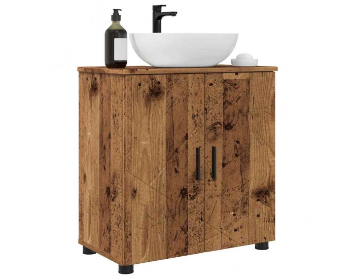 Sonata H Шкаф за баня с рафт Старо дърво 61 x 35 x 64 см Инженерно дърво