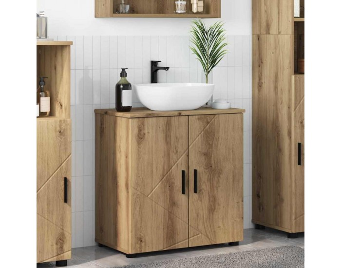 Sonata H Шкаф за баня с рафт дъб артизан 61 x 35 x 64 см Инженерно дърво