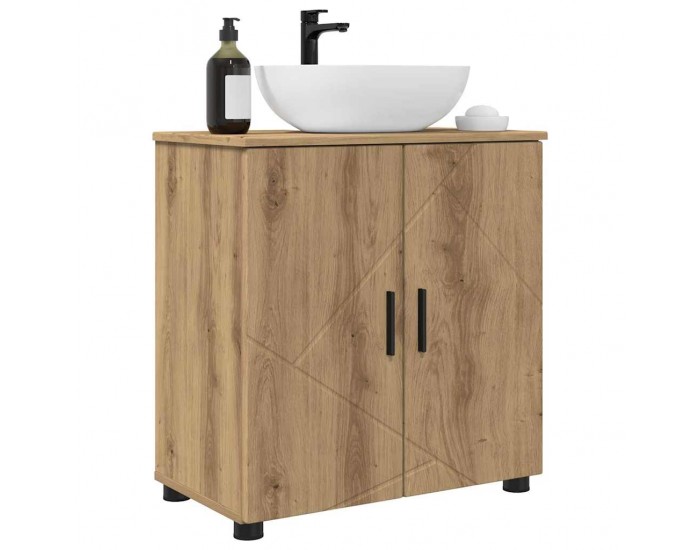 Sonata H Шкаф за баня с рафт дъб артизан 61 x 35 x 64 см Инженерно дърво