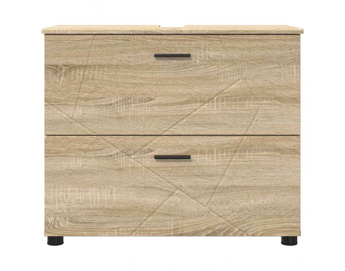 Sonata H Шкаф за баня дъб сонома 76.5 x 35 x 64 см Инженерно дърво