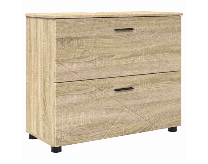 Sonata H Шкаф за баня дъб сонома 76.5 x 35 x 64 см Инженерно дърво