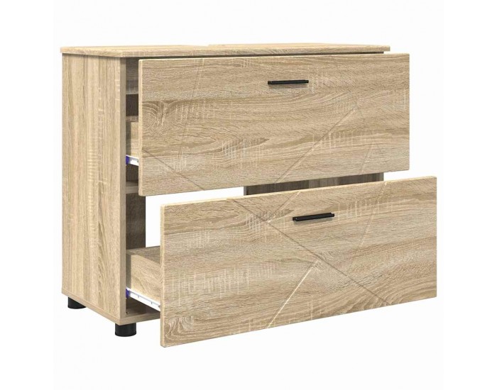 Sonata H Шкаф за баня дъб сонома 76.5 x 35 x 64 см Инженерно дърво