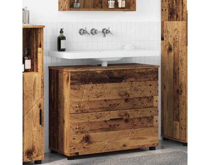 Sonata H Шкаф за баня Старо дърво 76.5 x 35 x 64 см Инженерно дърво
