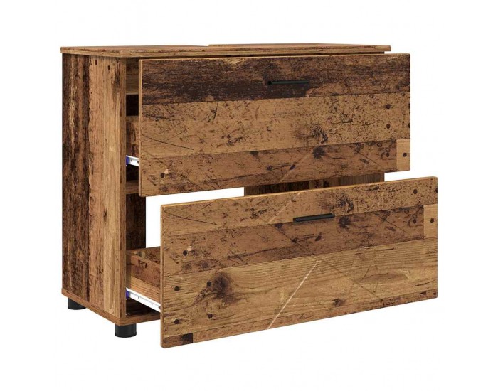 Sonata H Шкаф за баня Старо дърво 76.5 x 35 x 64 см Инженерно дърво