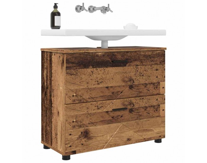 Sonata H Шкаф за баня Старо дърво 76.5 x 35 x 64 см Инженерно дърво