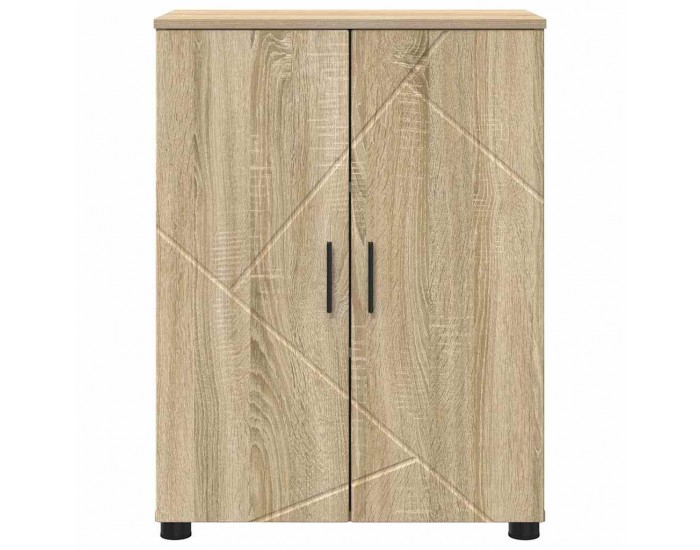 Sonata H Шкаф за баня с рафт дъб сонома 60 x 35 x 80 см Инженерно дърво