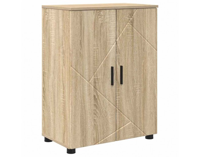 Sonata H Шкаф за баня с рафт дъб сонома 60 x 35 x 80 см Инженерно дърво