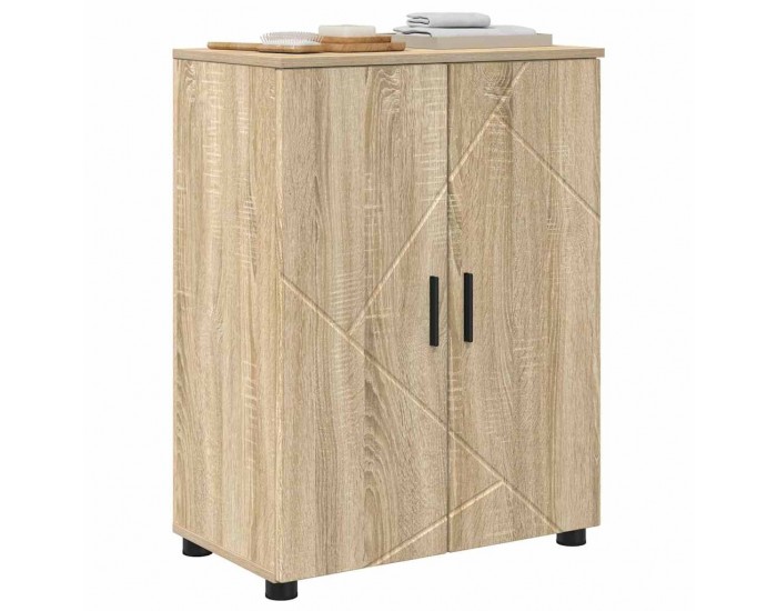 Sonata H Шкаф за баня с рафт дъб сонома 60 x 35 x 80 см Инженерно дърво