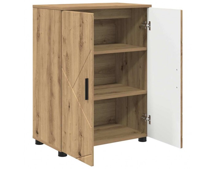 Sonata H Шкаф за баня с рафт дъб артизан 60 x 35 x 80 см Инженерно дърво