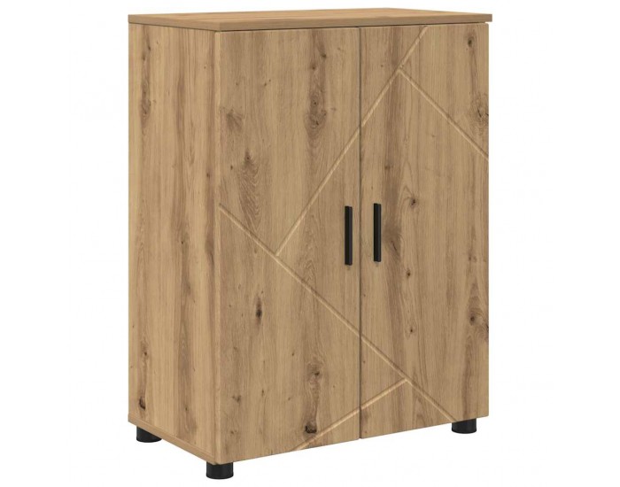 Sonata H Шкаф за баня с рафт дъб артизан 60 x 35 x 80 см Инженерно дърво