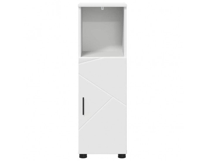 Sonata H Шкаф за баня с рафт Бяло 30 x 35 x 95 см Инженерно дърво