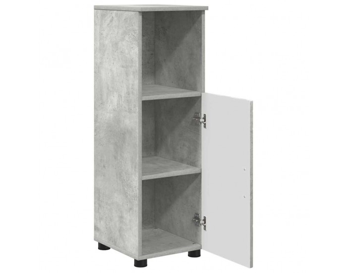 Sonata H Шкаф за баня Бетонно сиво 30 x 35 x 95 см Инженерно дърво