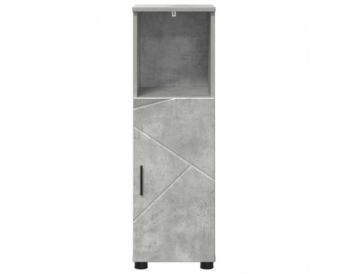 Sonata H Шкаф за баня Бетонно сиво 30 x 35 x 95 см Инженерно дърво