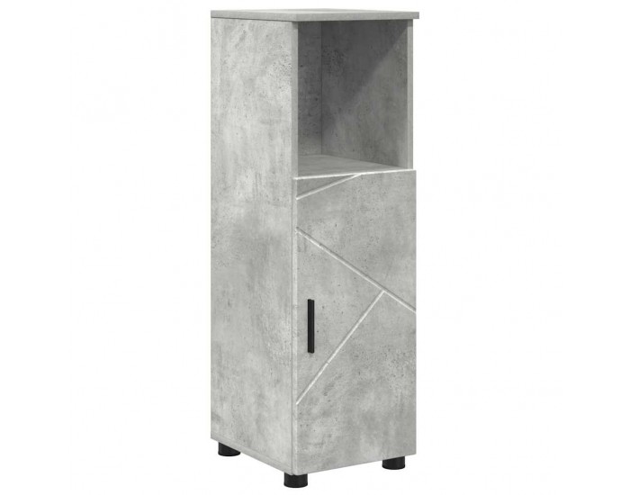 Sonata H Шкаф за баня Бетонно сиво 30 x 35 x 95 см Инженерно дърво