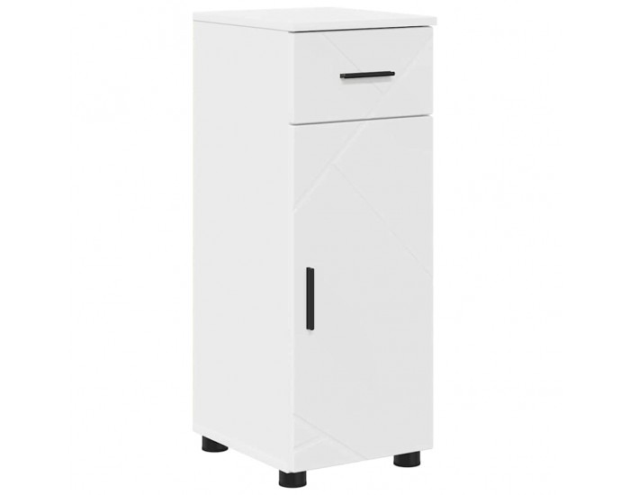 Sonata H Шкаф за баня с чекмедже Бяло 30 x 35 x 80 см Инженерно дърво