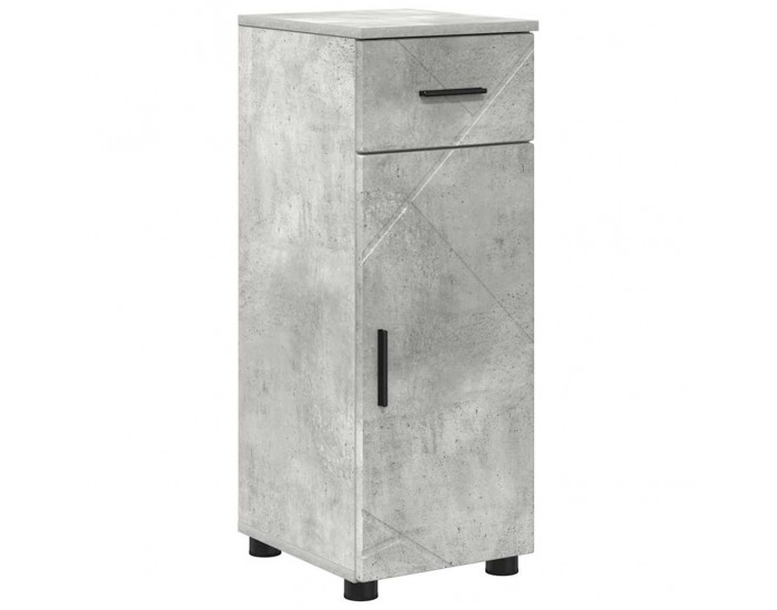 Sonata H Шкаф за баня Бетонно сиво 30 x 35 x 80 см Инженерно дърво