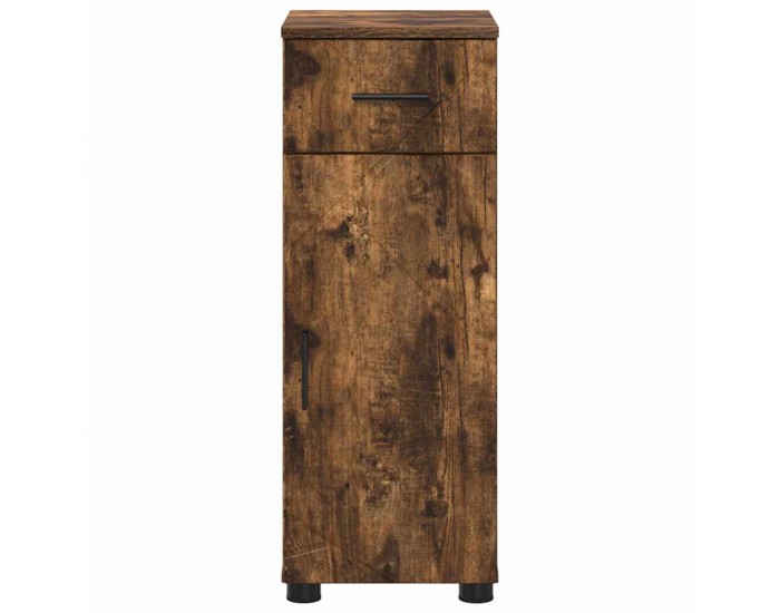 Sonata H Шкаф за баня с врата Опушен дъб 30 x 35 x 80 см Инженерно дърво