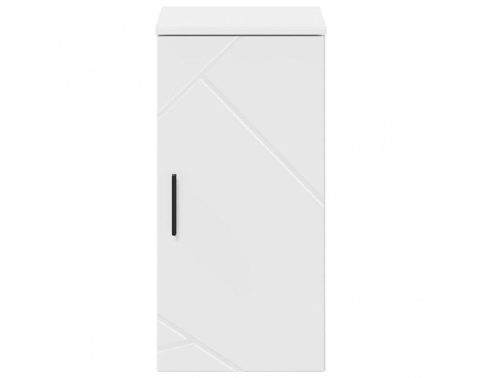 Sonata H Шкаф за баня с врата Бяло 30 x 31.5 x 61 см Инженерно дърво