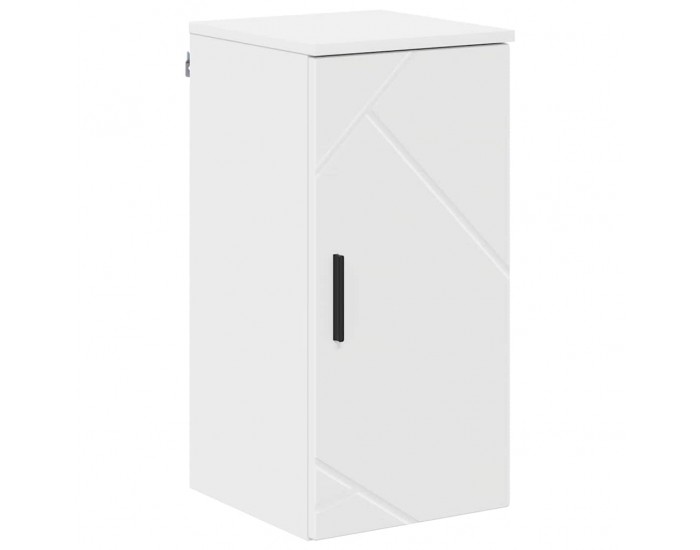 Sonata H Шкаф за баня с врата Бяло 30 x 31.5 x 61 см Инженерно дърво