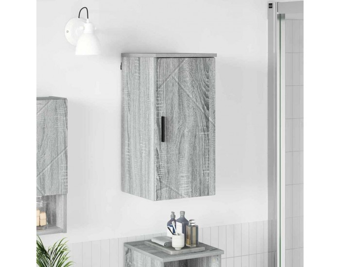 Sonata H Шкаф за баня Сив сонома 30 x 31.5 x 61 см Инженерно дърво