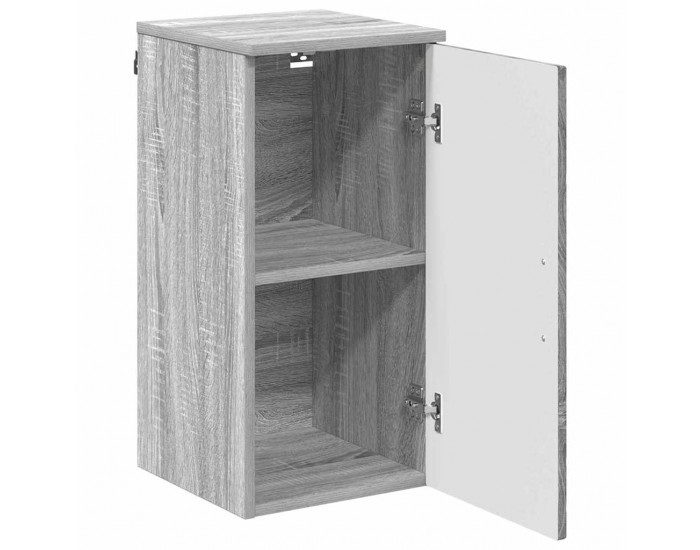 Sonata H Шкаф за баня Сив сонома 30 x 31.5 x 61 см Инженерно дърво