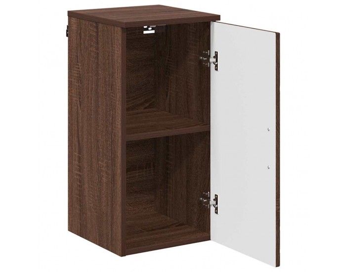 Sonata H Шкаф за баня Кафяв дъб 30 x 31.5 x 61 см Инженерно дърво