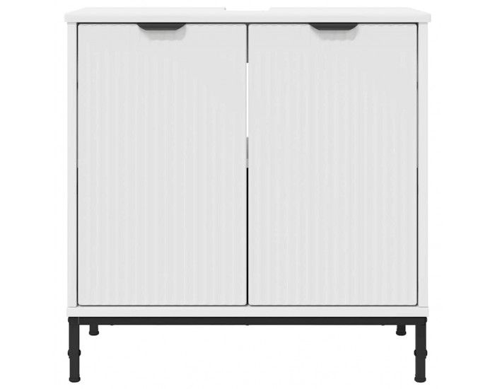 Sonata H Шкаф за мивка в баня Бяло 60.5 x 33.5 x 61 см Инженерно дърво