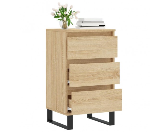 Sonata H Бюфет дъб сонома 40x35x70 см инженерно дърво