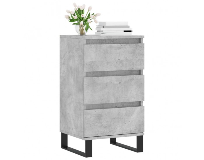 Sonata H Бюфет бетонно сив 40x35x70 см инженерно дърво