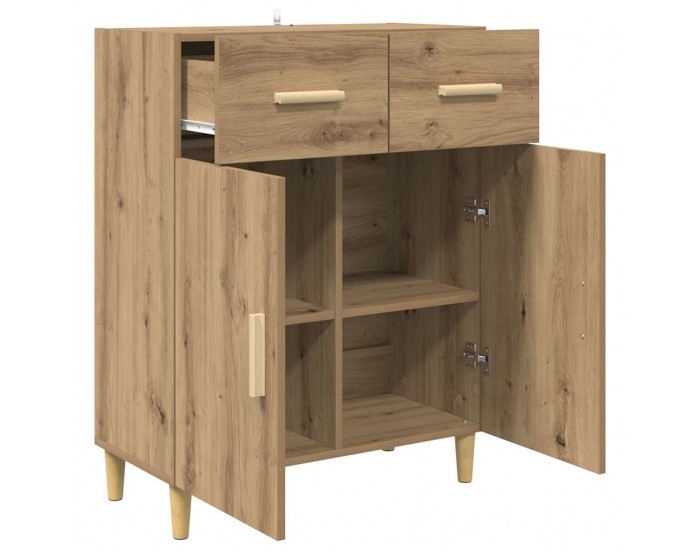 Sonata H Служебен шкаф дъб артизан 34 x 69.5 x 89 см Инженерно дърво