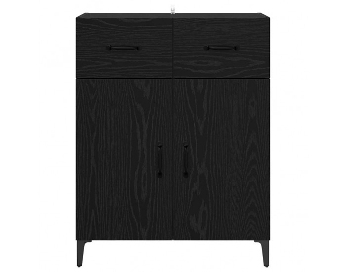 Sonata H Служебен шкаф Черен дъб 34 x 69.5 x 90 см Инженерно дърво