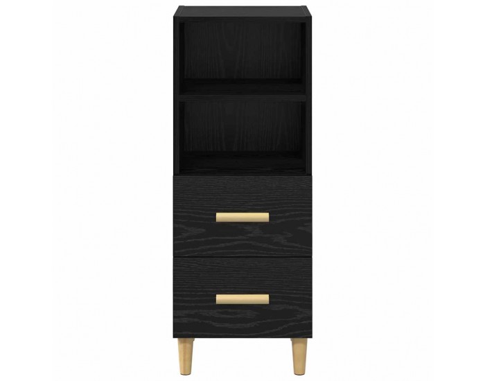 Sonata H Служебен шкаф Черен дъб 34 x 34.5 x 90 см Инженерно дърво