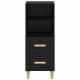 Sonata H Служебен шкаф Черен дъб 34 x 34.5 x 90 см Инженерно дърво