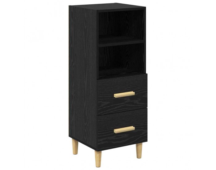 Sonata H Служебен шкаф Черен дъб 34 x 34.5 x 90 см Инженерно дърво