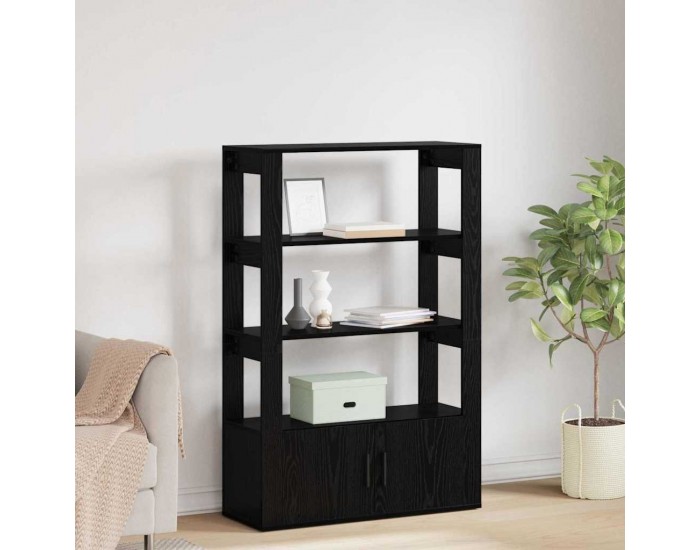 Sonata H Служебен шкаф Черен дъб 30 x 80 x 119.5 см Инженерно дърво