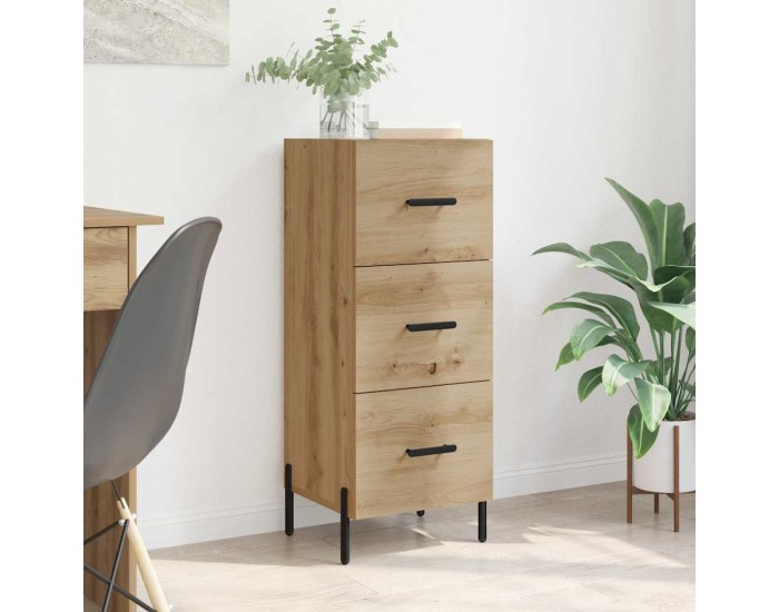 Sonata H Служебен шкаф дъб артизан 34 x 34.5 x 90 см Инженерно дърво