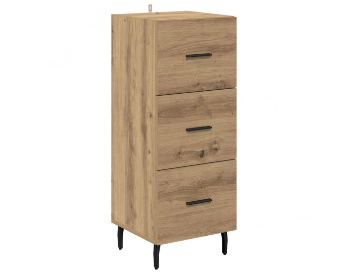 Sonata H Служебен шкаф дъб артизан 34 x 34.5 x 90 см Инженерно дърво